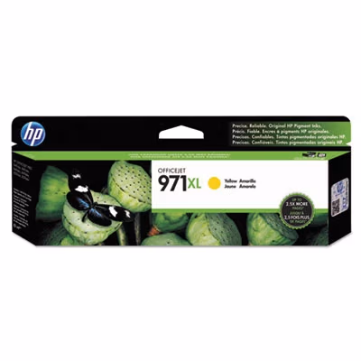 HP 971XL (CN628AE) High Yield Yellow Ink Cartridge for HP Officejet Pro X476dw, HP Officejet Pro X576dw, HP Officejet Pro X451dw, HP Officejet Pro X551dw, 6600 p.