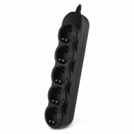 Power strip SVEN EX-I5 black 1.8 m, for UPS, 5 Sockets, Black