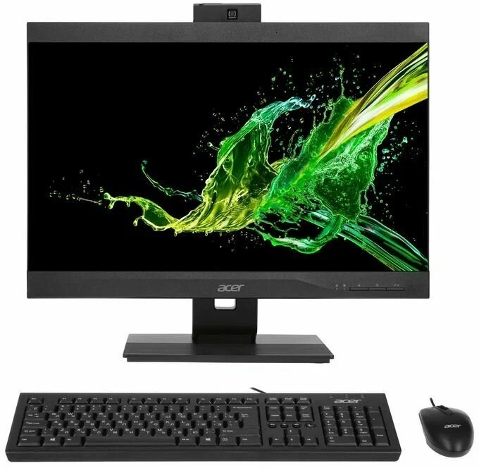 All-in-One PC 23.8” Acer Veriton Z4880G / Intel Core i5 / 8GB / 256GB SSD / Win10Pro / Black photo 1