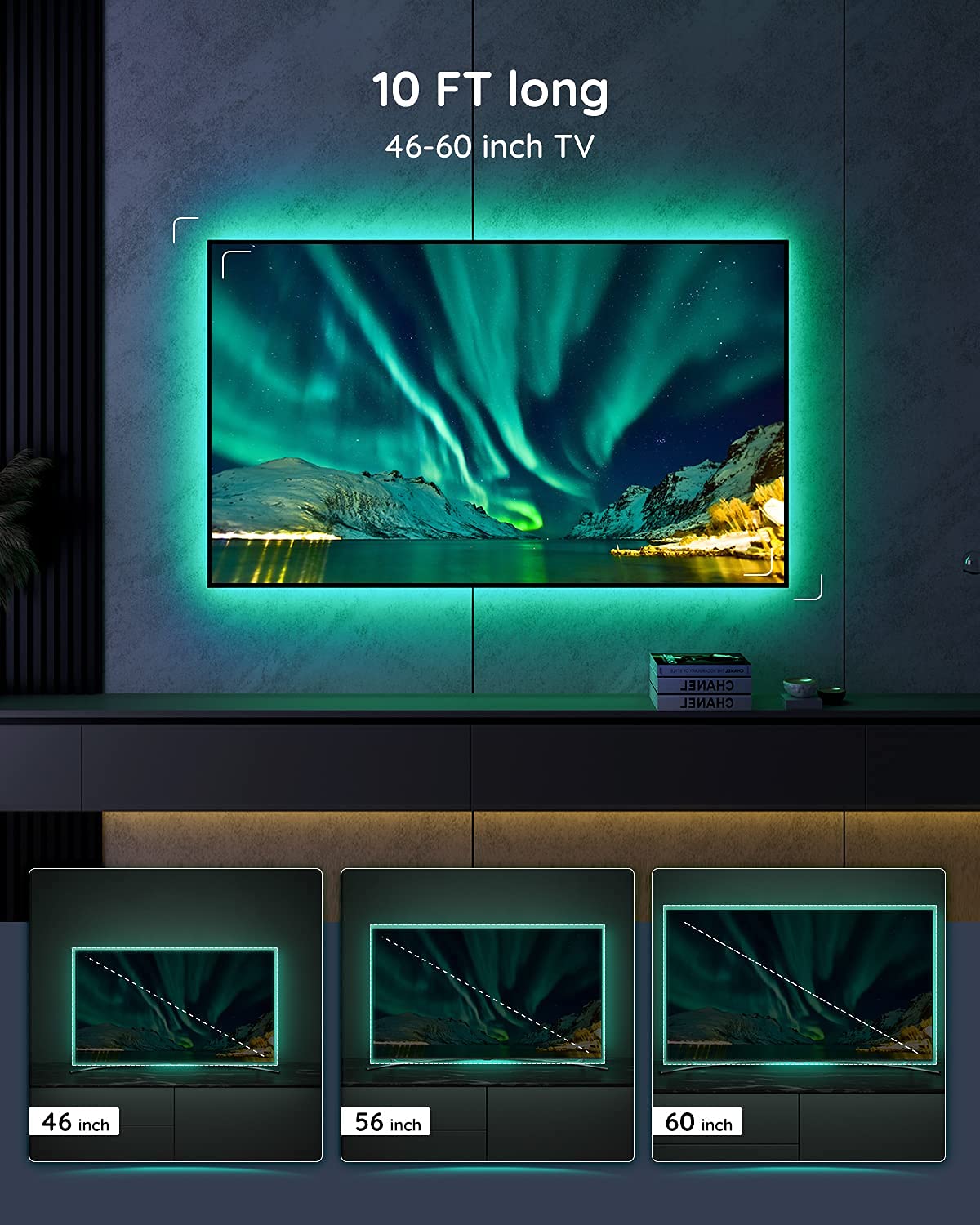 Световая лента для телевизора GOVEE RGB TV Backlight (40”-60”) photo 6