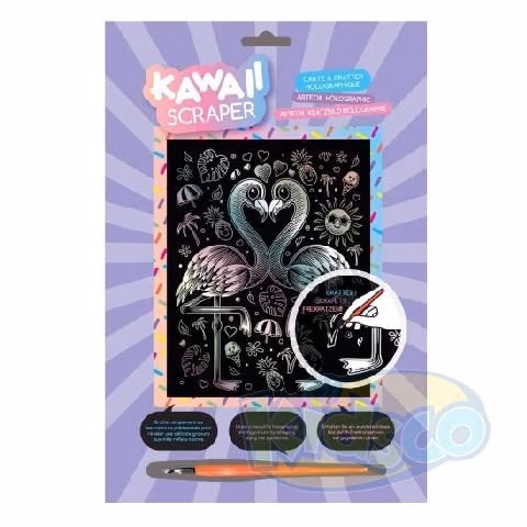 Sequin Art SQ1820 Artfoil - Holographic Flamingo