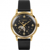Celestial Automatic 38mm Leather Strap Watch TW2W21200 thumbnav 1