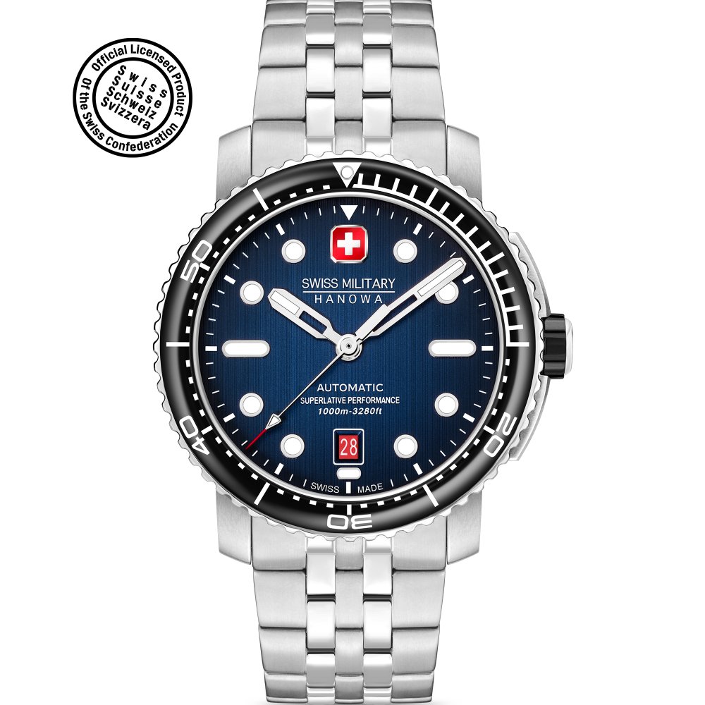 Мужские механические часы Swiss Military Hanowa для дайвинга SMWGL0002002-SET photo 1