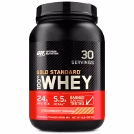 Proteine din zer Optimum Nutrition Gold Standard 100% WHEY Strawberry  Banana 2lb