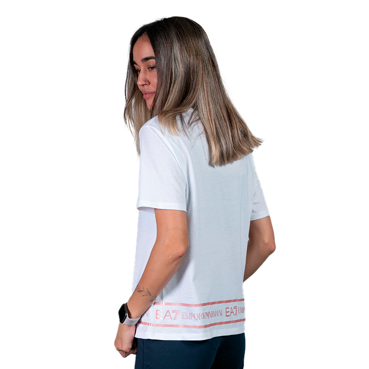 Tricou EA7 EMPORIO ARMANI T-SHIRT XS Alb Femei photo 3