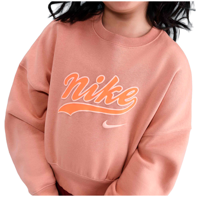 Jacheta Nike G NSW TREND FLC CRP CREW M Roz Femei photo 2