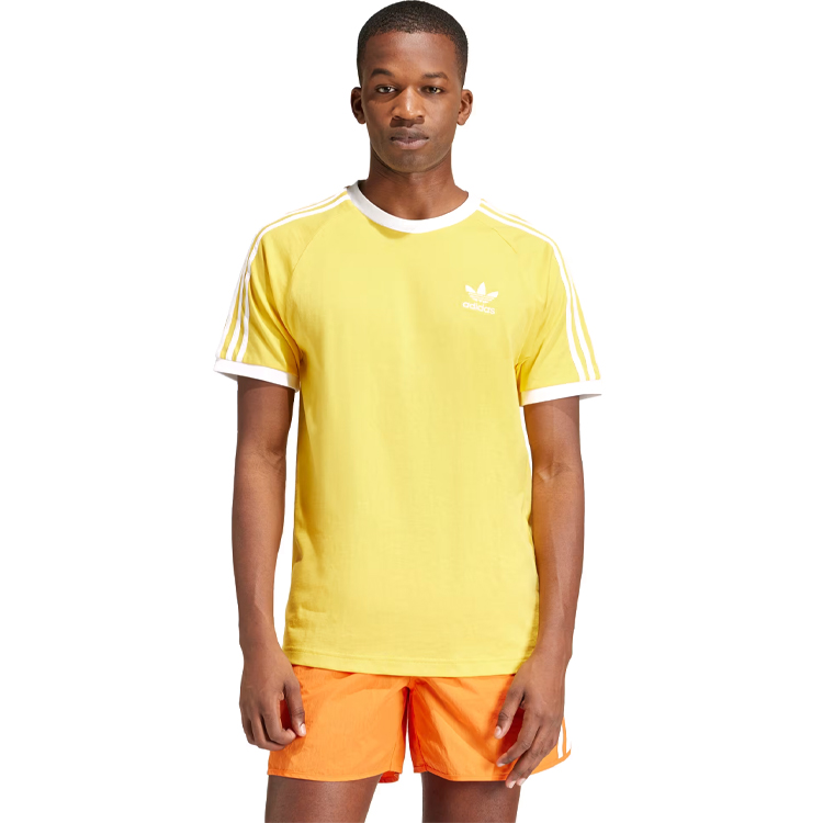 Tricou bărbătesc Adidas 3-STRIPES TEE XS Galben photo 3