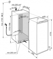 Congelator incorporabil Miele SIFNe 5188 Peak NoFrost, 249 l, 178 cm, E / A++, Alb thumbnav 5