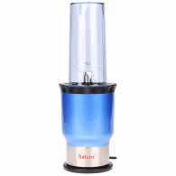 Blender pentru smoothie Saturn ST-FP9088, 1 trepte viteza, Albastru