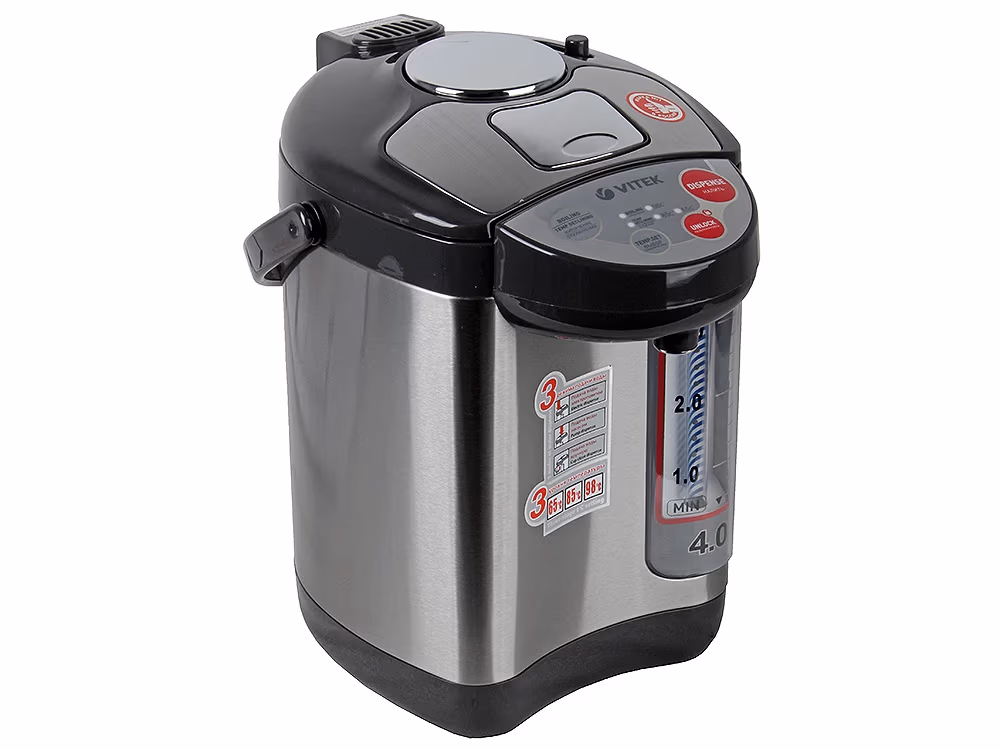Thermopot Vitek VT-1188, 4 l, 750 W, Argintiu 