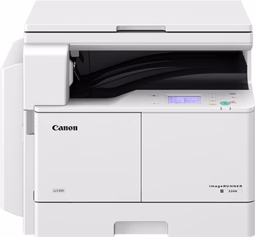 MFP Canon iR2206N, Mono Copier/Net Printer/Scanner, Platen, A3/11ppm, A4/22ppm, print 600x600dpi, scan 300x300dpi, 25–400%, 64-128g/m2, 128Mb,1x250-sheet Cassette+80, 10k pag per month, Set : Drum C-EXV42_66k pag, Not in set - Toner C-EXV42_10200 pag