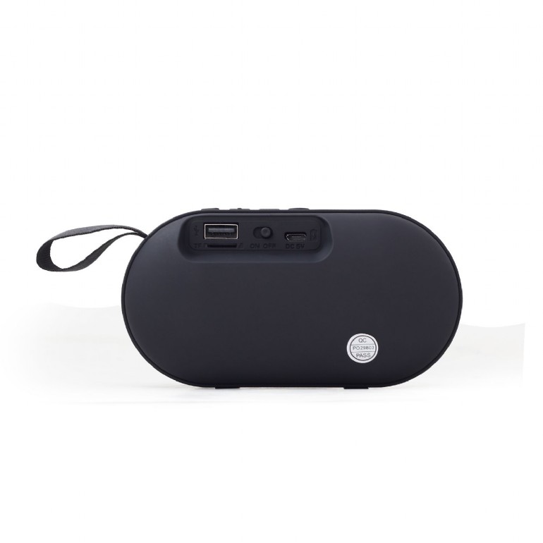 Boxa portabila Gembird SPK-BT-11 Black / 3W / Bluetooth / USB / microSD / 400 mAh photo 3