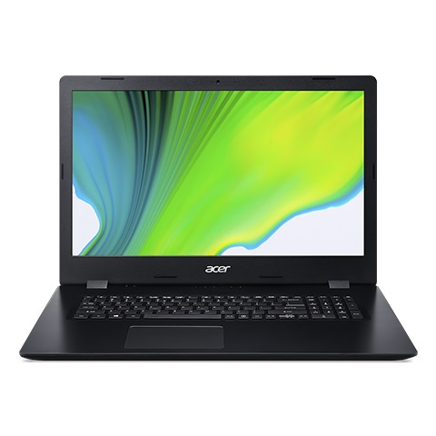 ACER Aspire A317-52 Shale Black (NX.HZWEU.003) 17.3" IPS FHD (Intel Core i3-1005G1 2xCore 1.2-3.4GHz, 8Gb (2x4) DDR4 RAM, 256GB PCIe NVMe SSD, Intel UHD Graphics, WiFi-AC/BT, 2cell, 0.3MP webcam, RUS, Linux, 2.7kg) photo 1