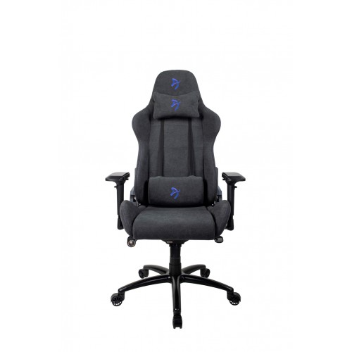 Gaming/Office Chair AROZZI Verona Signature Soft Fabric, Black /Blue logo, Soft Fabric, max weight up to 120-130kg / height 165-190cm, Recline 165°, 4D Armrests, Head and Lumber cushions, Metal Frame, Nylon wheelbase, Small casters, W-28.3kg photo 1