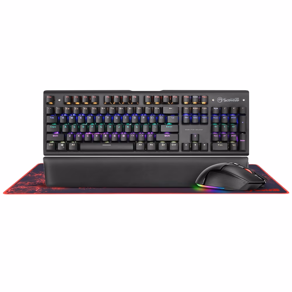 MARVO "CM420" Marvo Combo Keyboard+Mouse+Mouse Pad CM420 Gaming Kit 