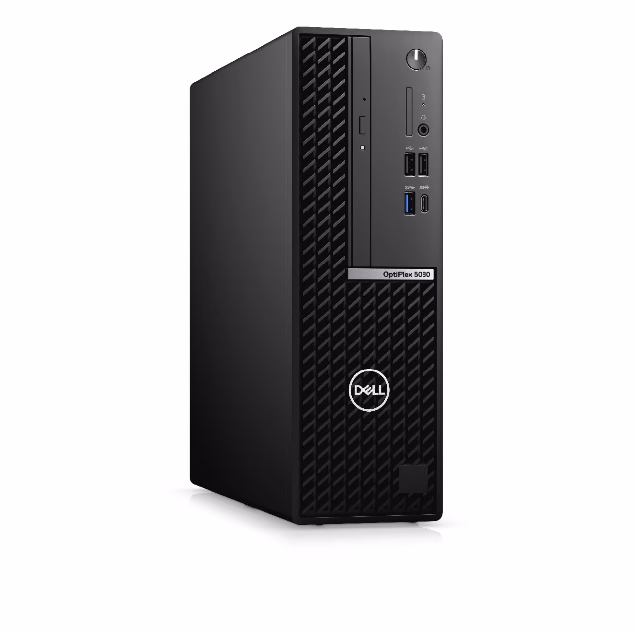 DELL OptiPlex 5080 SFF (lnteI® Core® i3-10100, 8GB (1x8GB) DDR4 RAM, M.2 256GB PCIe NVMe + 1TB HDD SATA 7200rpm, DVD+/-RW, TPM, HDMI 2.0b, No Media Card Reader, 200W PSU Platinum, USB KB216 + MS116, Black, Ubuntu) 