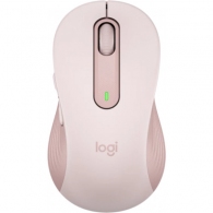 Logitech Signature M650 Wireless Mouse, SmartWheel, SilentTouch Technology, Rubber grip, Multi-devic, 5 Programmable buttons, Rose thumbnav 1