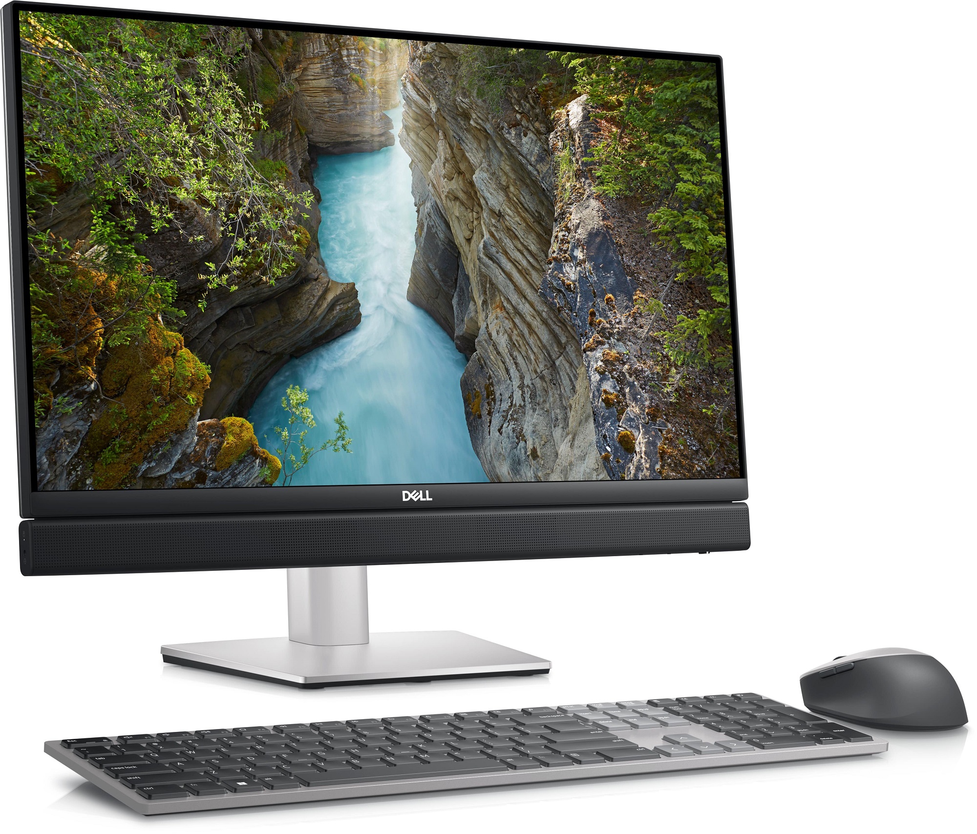 All-in-One PC - 23.8" DELL OptiPlex 7410 FHD IPS Non-Touch AG (Intel Core i5-13500T, 16GB (1X16GB) DDR4, M.2 512GB PCIe NVMe 2230 SSD, CR, Integrated graphics, WiFi 6E  AX211 2x2 BT5.2, TPM, FHD Cam, Wireless KB and Mouse KM5221W, Height  Adjustable Stand photo 2