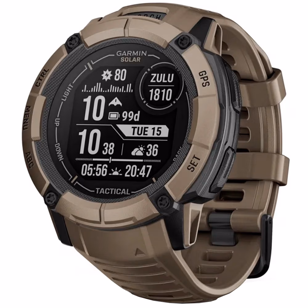Garmin Instinct 2X Solar Tactical Edition - Coyote Tan 