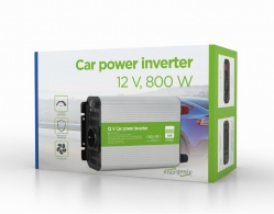 EnerGenie EG-PWC800-01, 12 V Car power inverter, 800 W, with USB port / 5V-1A, Input: 10-16 VDC (accumulator directly) - Output: 230 VAC +/- 10% at 50 Hz (+/-3Hz), modified sine wave thumbnav 4