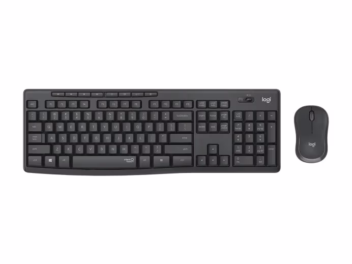 Беспроводная Клавиатура и мышка Logitech MK295 Silent, Graphite 