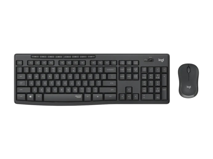 Беспроводная Клавиатура и мышка Logitech MK295 Silent, Graphite photo 1