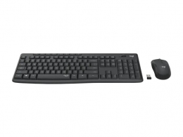 Беспроводная Клавиатура и мышка Logitech MK295 Silent, Graphite thumbnav 2