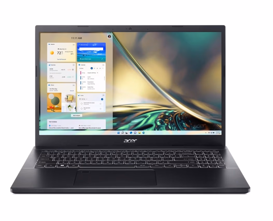 Laptop 15.6" ACER Aspire A715-76G (NH.QMYEU.001) / Intel Core i5-12450H / 8GB / 512GB SSD / RTX2050 / Charcoal Black 