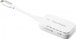 Miracast  Viewsonic WPD-700, Wireless Screen Casting Kit, Plug-and-Play: Direct connection without network setup or software installation, Support up to 8 transmitters via USB-C port, Long-Range Wireless Transmission: From up to 30m away without long HDMI thumbnav 2