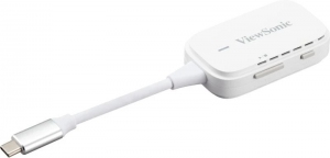 Miracast  Viewsonic WPD-700, Wireless Screen Casting Kit, Plug-and-Play: Direct connection without network setup or software installation, Support up to 8 transmitters via USB-C port, Long-Range Wireless Transmission: From up to 30m away without long HDMI thumbnav 3