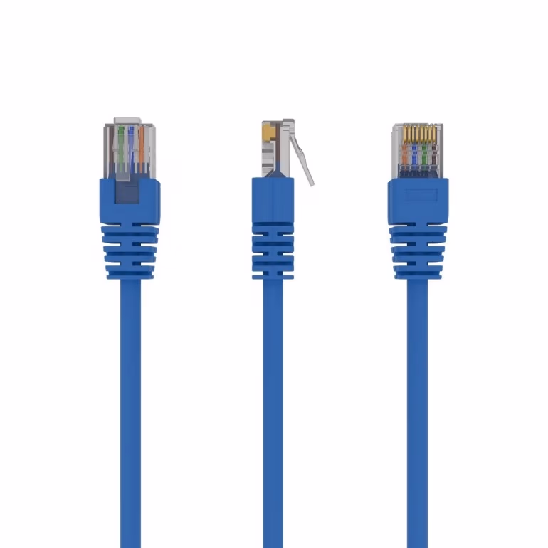 UTP Cat.5e Patch cord, 0.25m, Blue