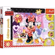 Trefl 14820 Puzzle 100 Glitter Minnie Mouse