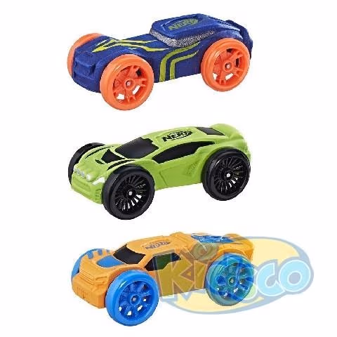 Nerf C0774 Nitro Foam Car 3Pk Ast 