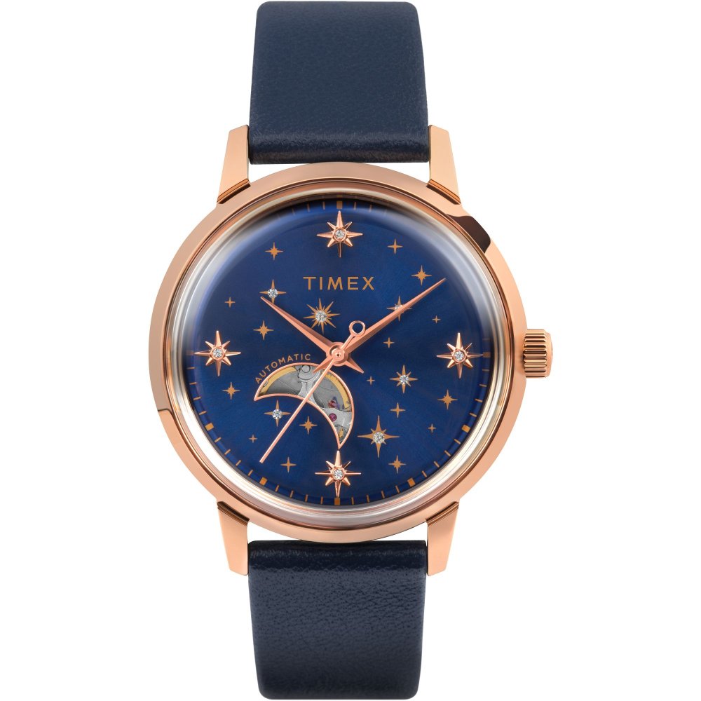 Celestial Automatic 38mm Leather Strap Watch TW2W21300 photo 1