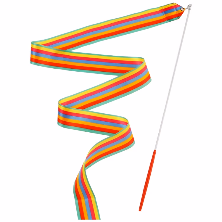 Baston gimnastic cu panglica Grace Dance Ribbon with stick
