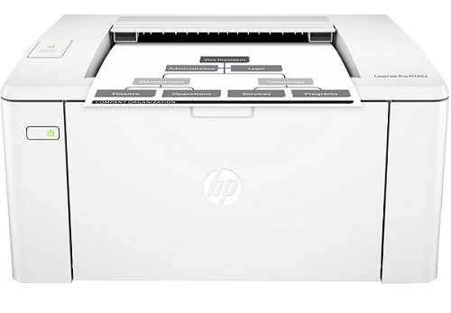 Printer HP LaserJet Pro M102a, White, A4, 600 dpi, up to 22 ppm, 128MB, Up to 10000 pages/month, USB 2.0, PCLmS, Cartridge CF217A (~1600 pages), Drum CF219A (~12000 pages) photo 1