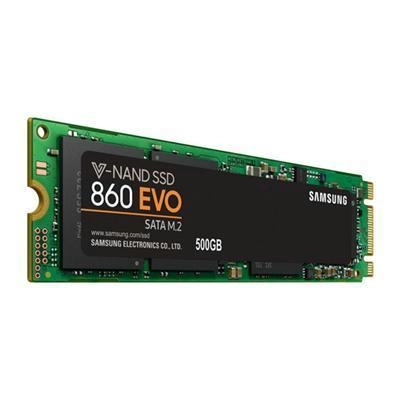 M.2 SATA SSD 500GB Samsung SSD 860 EVO, SATA 6Gb/s, M.2 Type 2280 form factor, Sequential Reads: 550 MB/s, Sequential Writes: 520 MB/s, Max Random 4k: Read: 97,000 IOPS / Write: 88,000 IOPS, Samsung MJX Controller, 512MB LPDDR4, V-NAND 3bit MLC