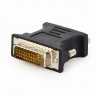 Adapter DVI-VGA  - Gembird A-DVI-VGA-BK, Adapter DVI-A male to VGA 15-pin HD (3 rows) female, Black