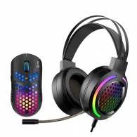 MARVO "MH01"Marvo Combo Mouse+Headset MH01 Wired Gaming thumbnav 1