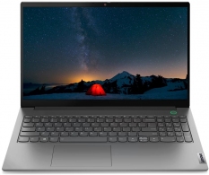 Lenovo ThinkBook 15 G3 ARE Grey - 15.6" FHD IPS AG 300 nits (AMD Ryzen 7 5700U, 8GB DDR4 Soldered + 8GB SO-DIMM, 512GB SSD M.2 2242 PCIe NVMe, AMD Radeon Graphics, WiFi6 11ax 2x2 + BT5.1, LAN, USB-C 3.2 G2, HDMI, LAN, CR, FPR, 720p CAM, Backlit KB, 45Wh B thumbnav 1