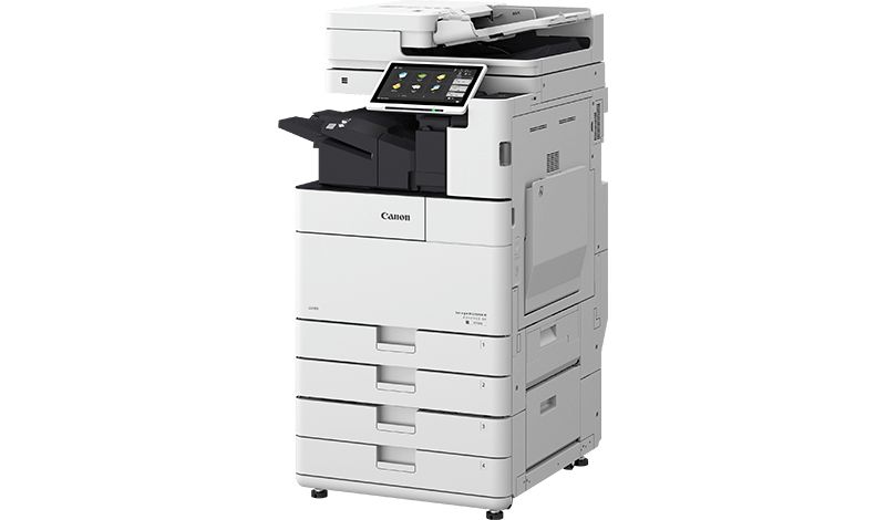 MFP A3 Canon iR DX4725i, Copier/Net Printer/Duplex, Net, A4/25ppm, print 1200x1200dpi, 25–400%, 52 -220g/m2, Dual Core 1,75, 3Gb, 320Gb, 10.1" TFT LCD, Paper Input(Standard) 1200-sheet tray, , Not in Set: Toner Black C-EXV 53 BK (0473C002) 42100 p. photo 1
