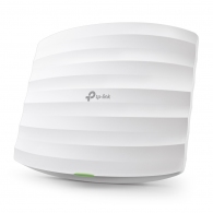 TP-LINK Auranet EAP225 AC1350 Wireless Ceiling Mount Access Point, 867Mbps on 5GHz + 450Mbps on 2.4GHz, 802.11ac/n/g/b, MU-MIMO, PoE 802.3af/at or Passive PoE 24V (+4,5pins; -7,8pins. PoE Adapter Included), 1 x Gigabit LAN Port (support IEEE802.3af/at Po thumbnav 1