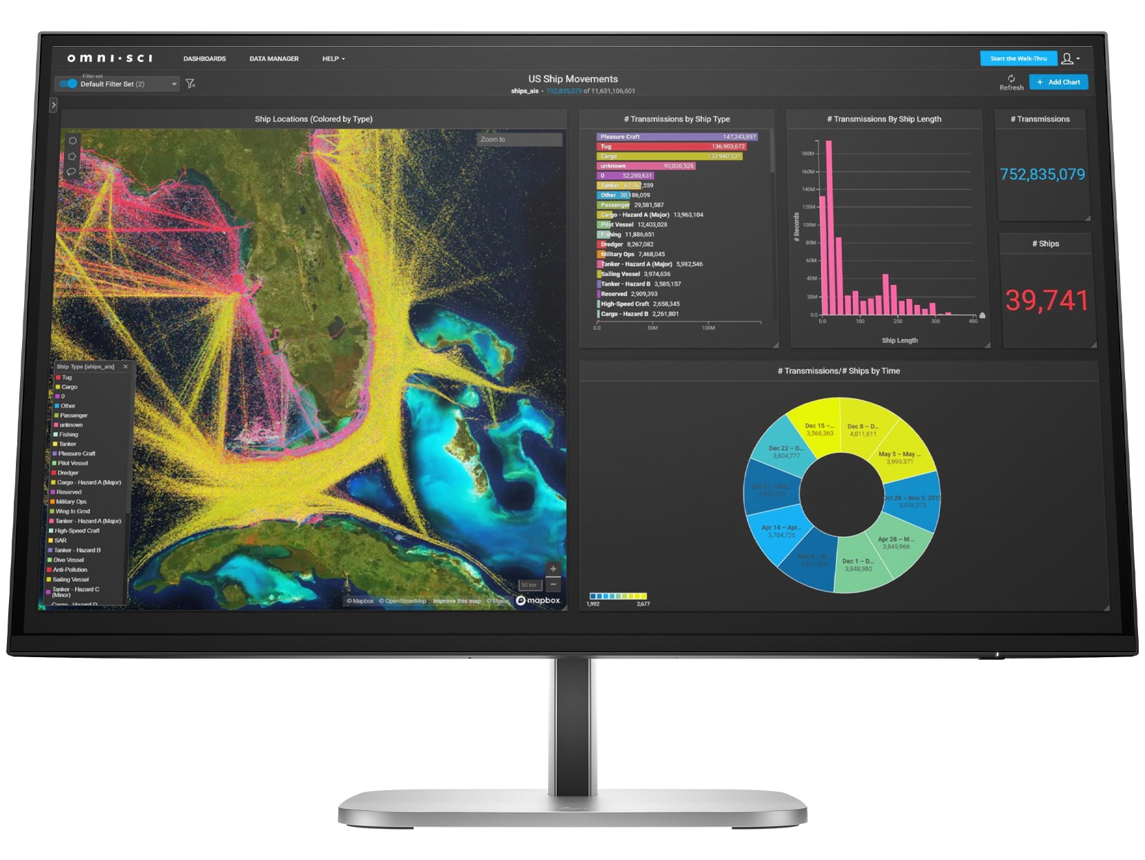 27.0” Monitor HP S5 Pro 527pq/ QHD/ 5ms/ 100Hz/ Black/Silver photo 1