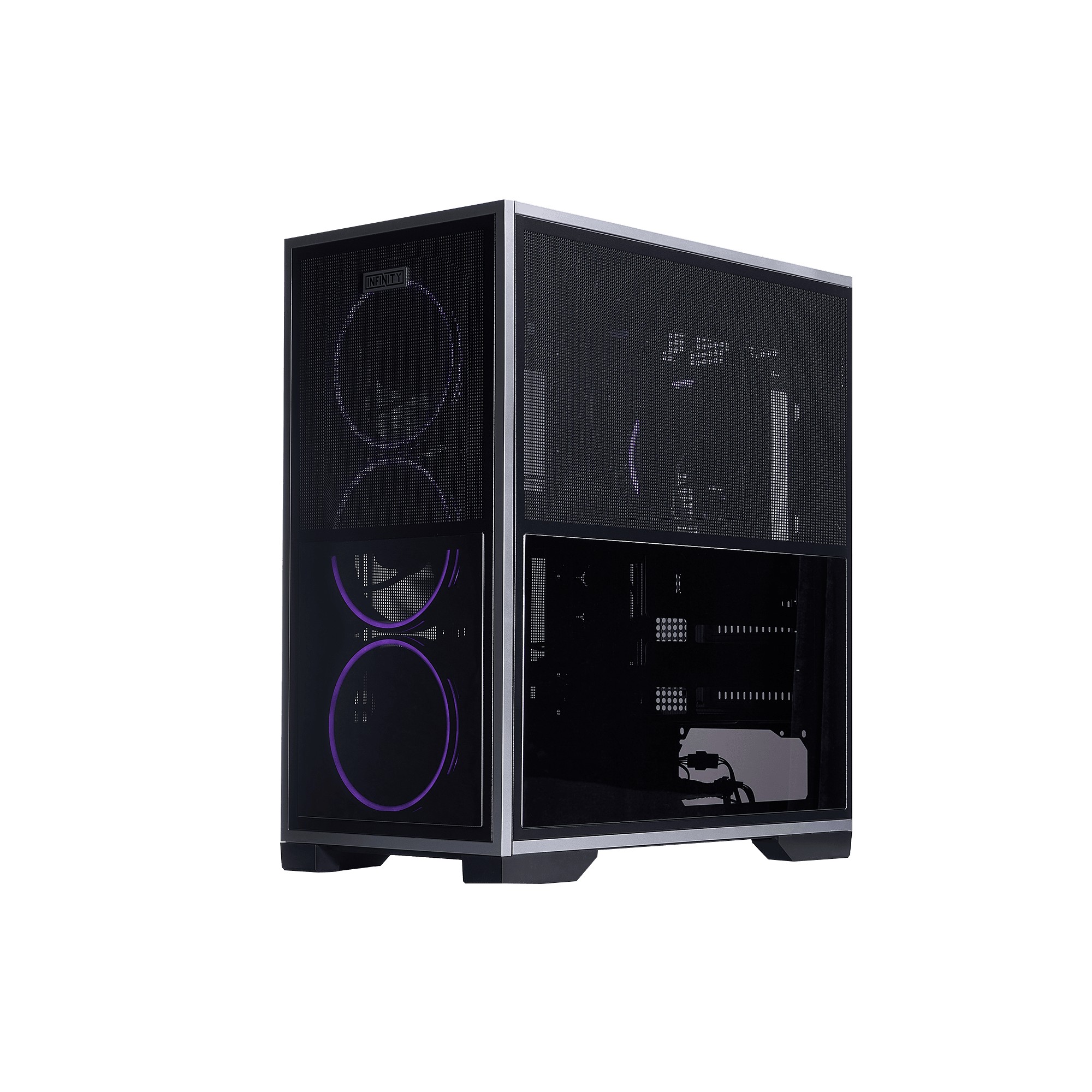 Корпус 1STPLAYER IF8 / no PSU / Side-Window / 4x120mm / ATX / Black photo 5