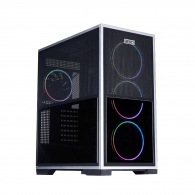 Корпус 1STPLAYER IF8 / no PSU / Side-Window / 4x120mm / ATX / Black thumbnav 1