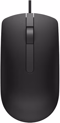 Dell Optical Mouse - Wired - USB, 1000 dpi, 413g,  MS116 - Black (570-AAIS) 
