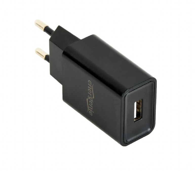USB Charger  Gembird EG-UC2A-03 Universal AC USB charging adapter, 5 V / 2 A, Black photo 1
