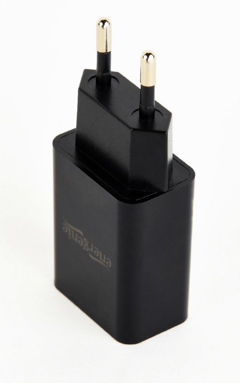 USB Charger  Gembird EG-UC2A-03 Universal AC USB charging adapter, 5 V / 2 A, Black photo 2