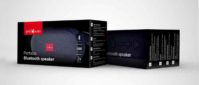 Boxa portabila Gembird SPK-BT-11 Grey / 3W / Bluetooth / USB / microSD / 400 mAh photo 4