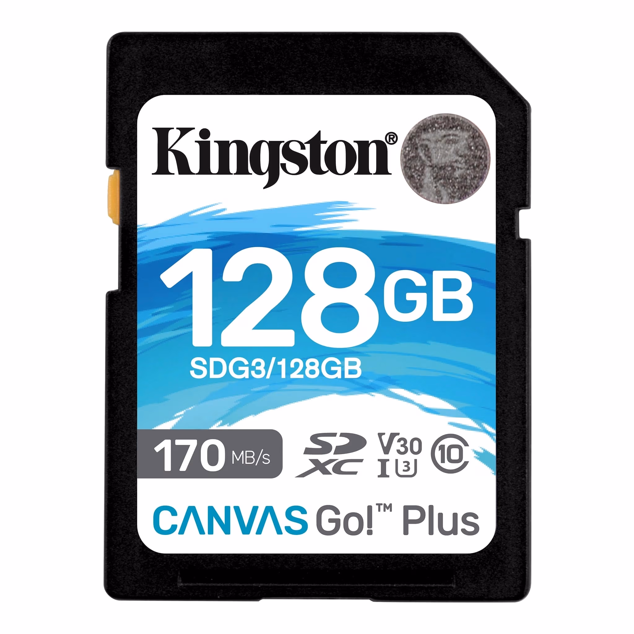 Карта памяти SD 128GB Kingston Canvas Go! Plus, 170MB/s